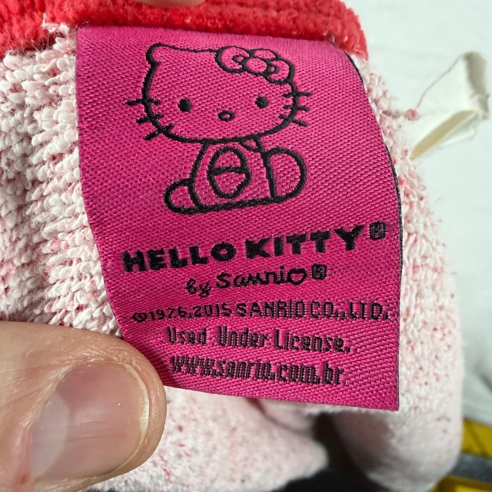 Sanrio Hello Kitty Red Bath Towel 100% Cotton 140x70cm 2015 Licensed Kawaii